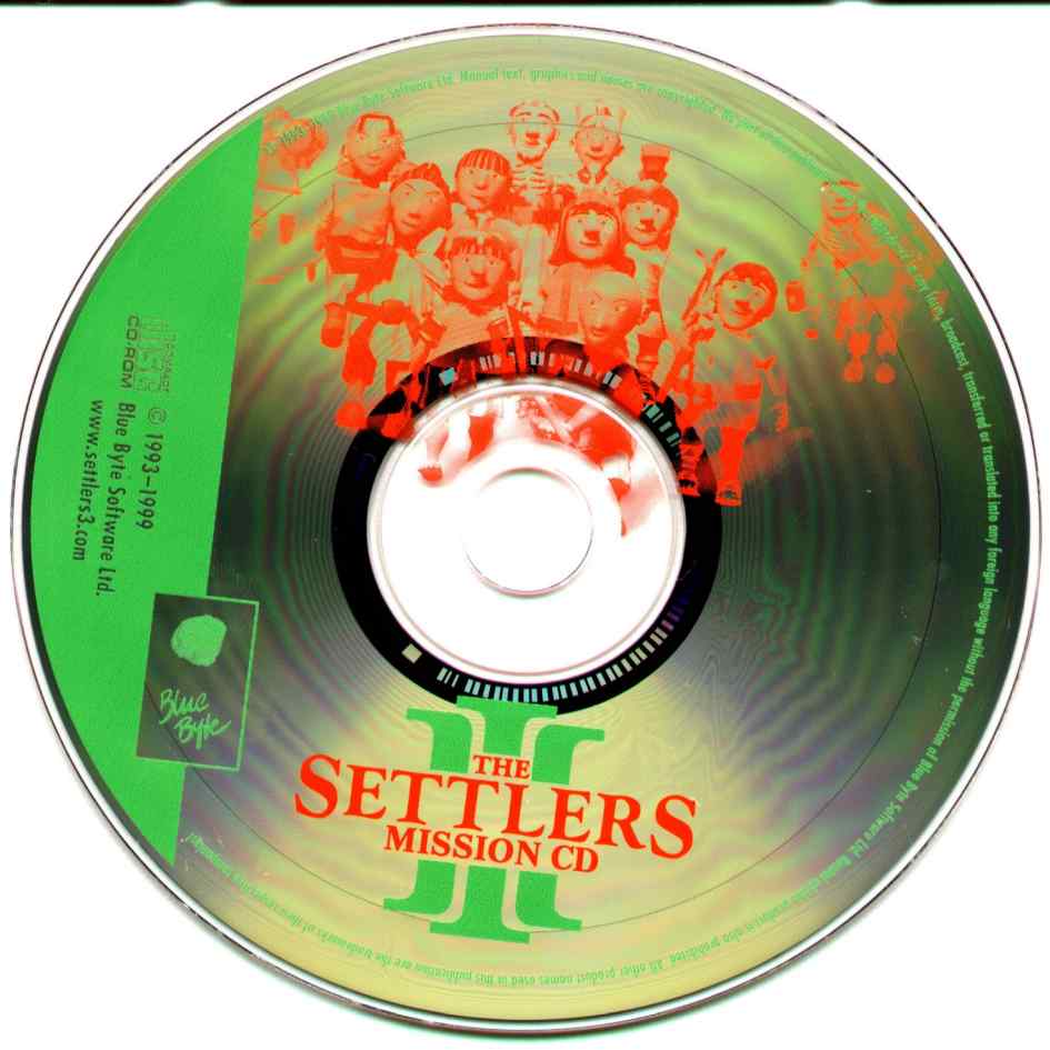 Settlers 3: Mission Disk - CD obal
