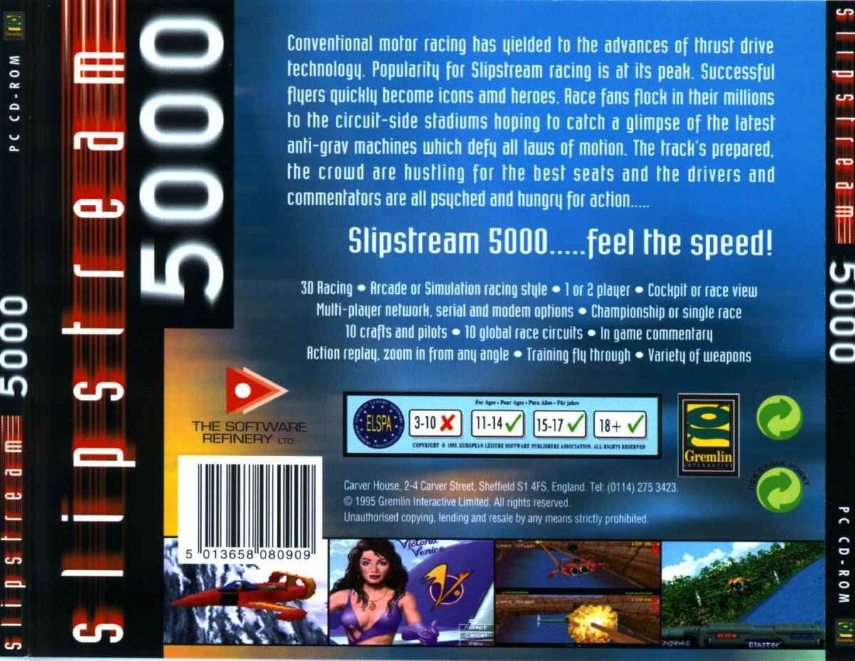 Slipstream 5000 - zadn CD obal