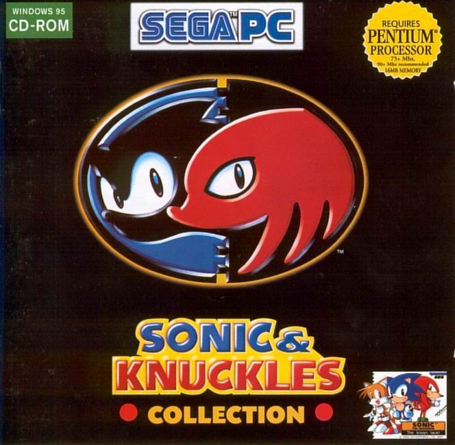 Sonic and Knuckles Collection - pedn CD obal