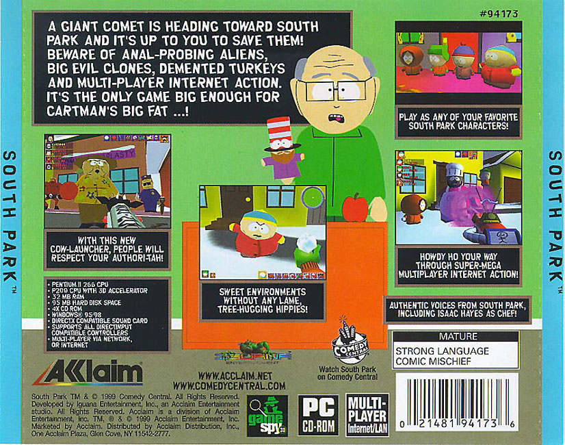 South Park - zadn CD obal