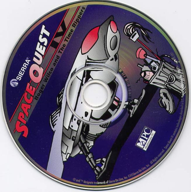 Space Quest 4: Roger Wilco and The Time Rippers - CD obal