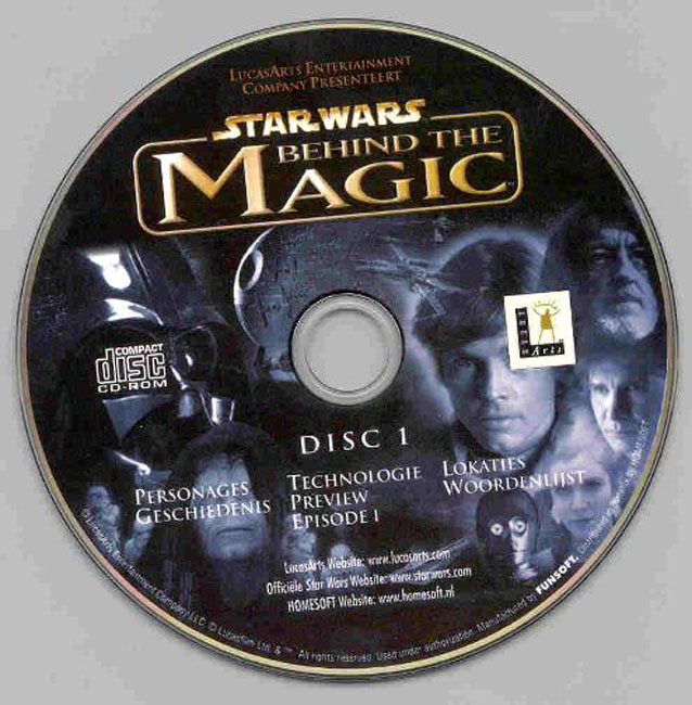 Star Wars: Behind the Magic - CD obal