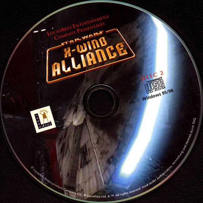 Star Wars: X-Wing Alliance - CD obal 2