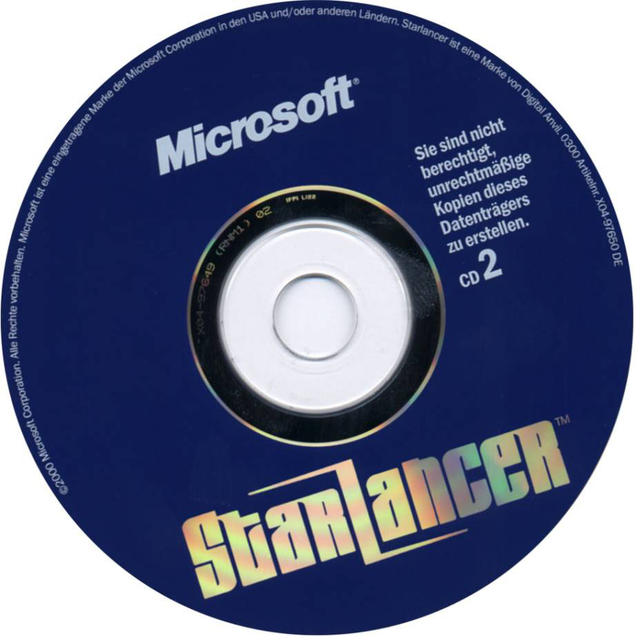 Starlancer - CD obal 2
