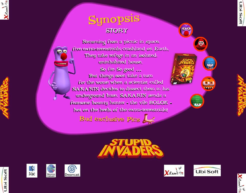 Stupid Invaders - zadn CD obal
