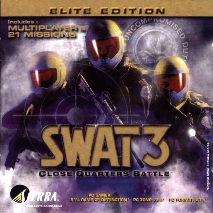 SWAT 3 - Close Quarters Battle: Elite Edition - pedn CD obal