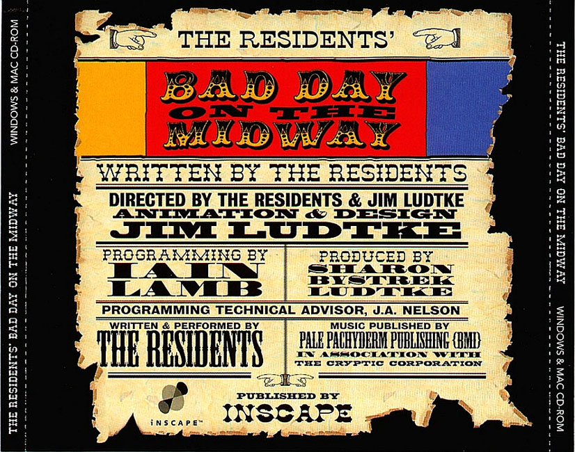 The Residents: Bad Day on the Mid Way - zadn CD obal