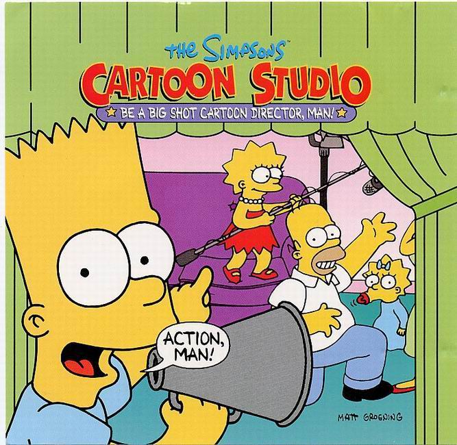 The Simpsons: Cartoon Studio - pedn CD obal
