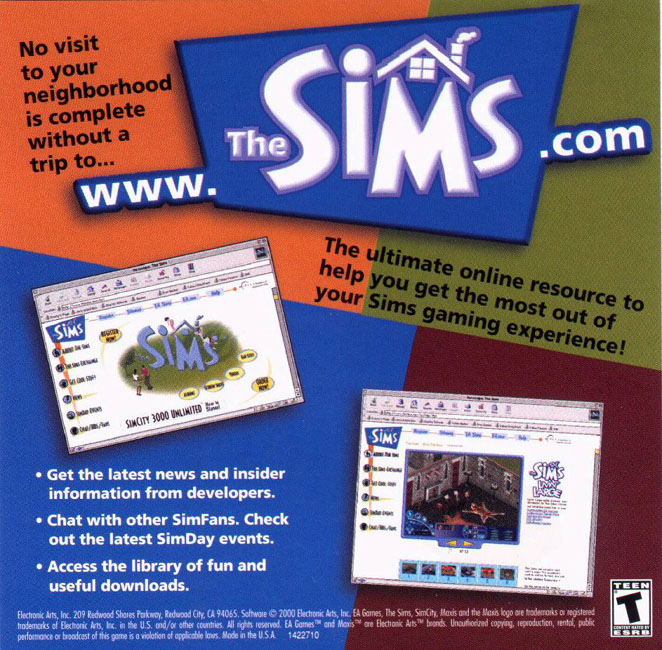 The Sims: Livin' Large - pedn vnitn CD obal