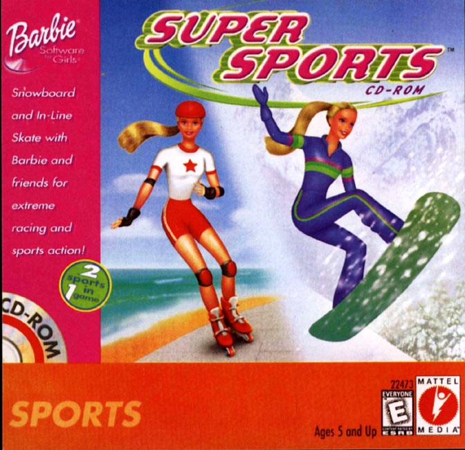 Barbie Super Sports - pedn CD obal