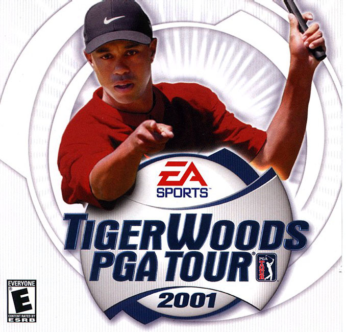 Tiger Woods PGA Tour 2001 - pedn CD obal