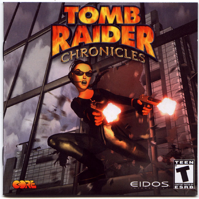 Tomb Raider 5: Chronicles - pedn CD obal 2