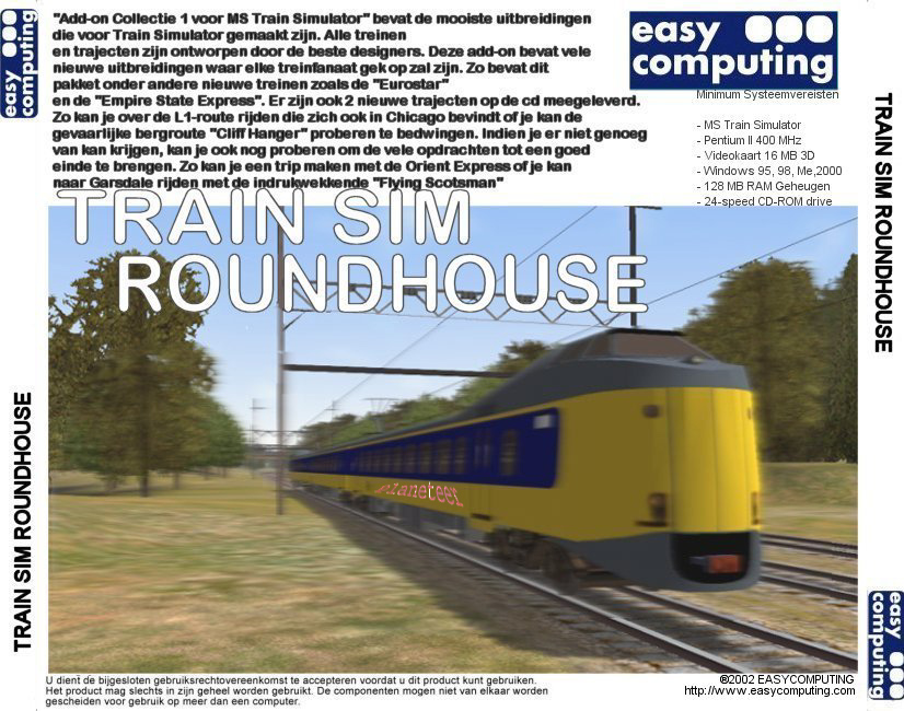 Train Sim RoundHouse: MS Train Simulator Add-On - zadn CD obal