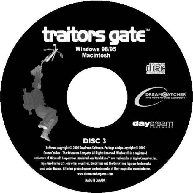Traitors Gate - CD obal 3