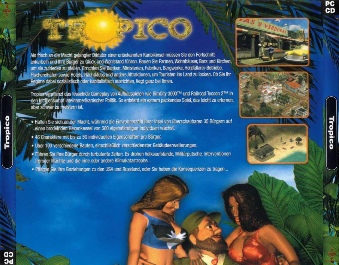 Tropico - zadn CD obal