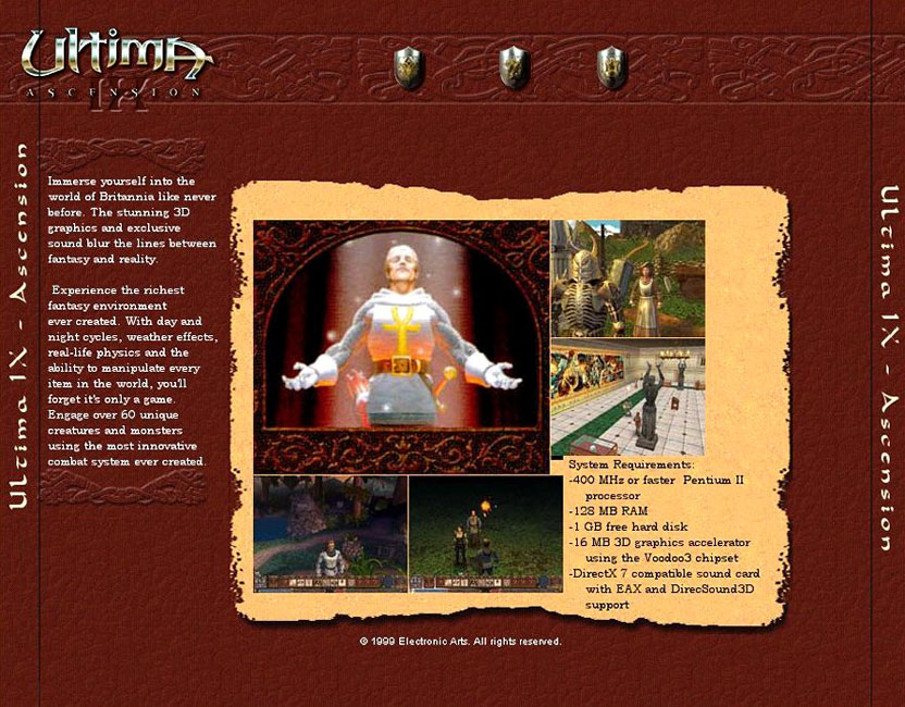Ultima 9: Ascension - zadn CD obal