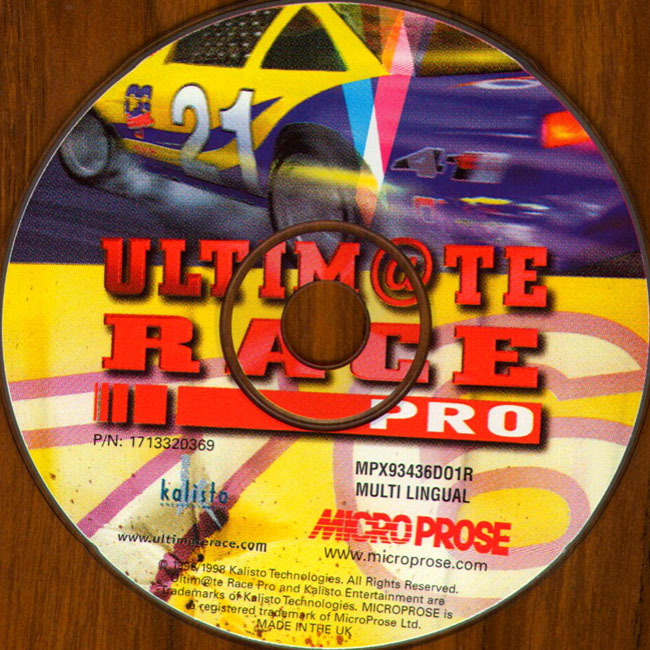 Ultimate Race Pro - CD obal