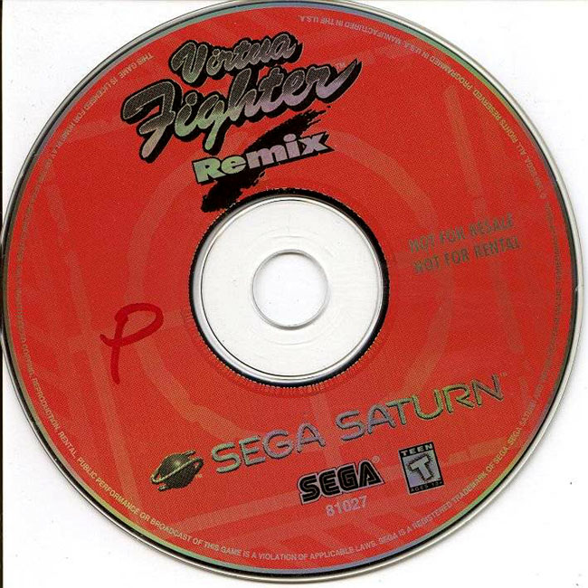 Virtua Fighter: Remix - CD obal