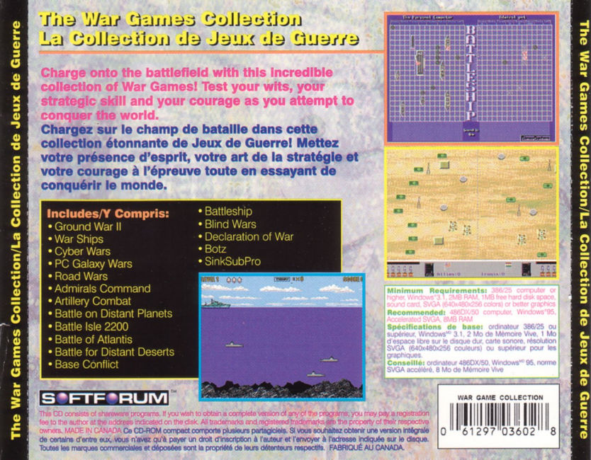 The War Games Collection - zadn CD obal