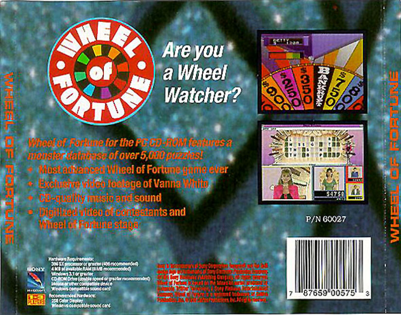 Wheel of Fortune - zadn CD obal
