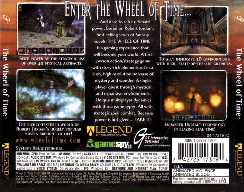 The Wheel of Time - zadn CD obal