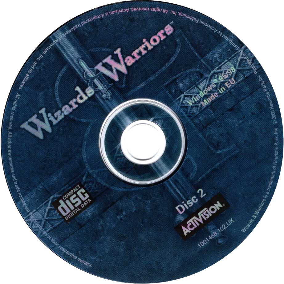 Wizards & Warriors - CD obal 2