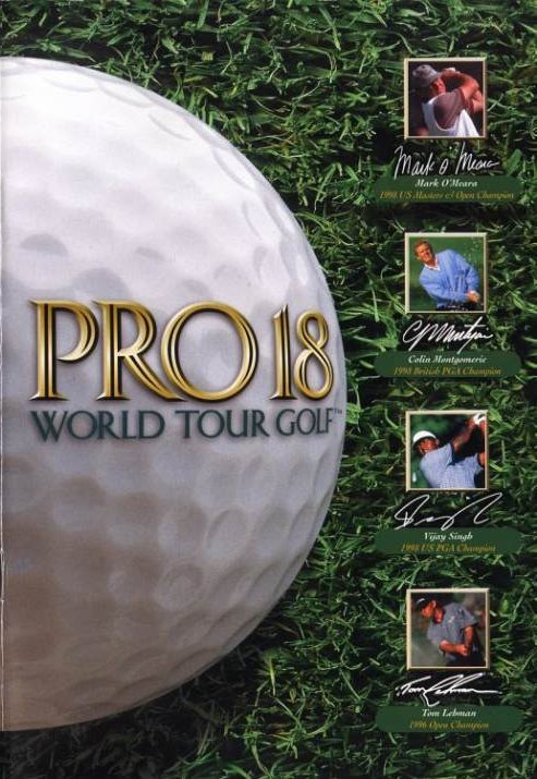 Pro 18 World Tour Golf - pedn CD obal
