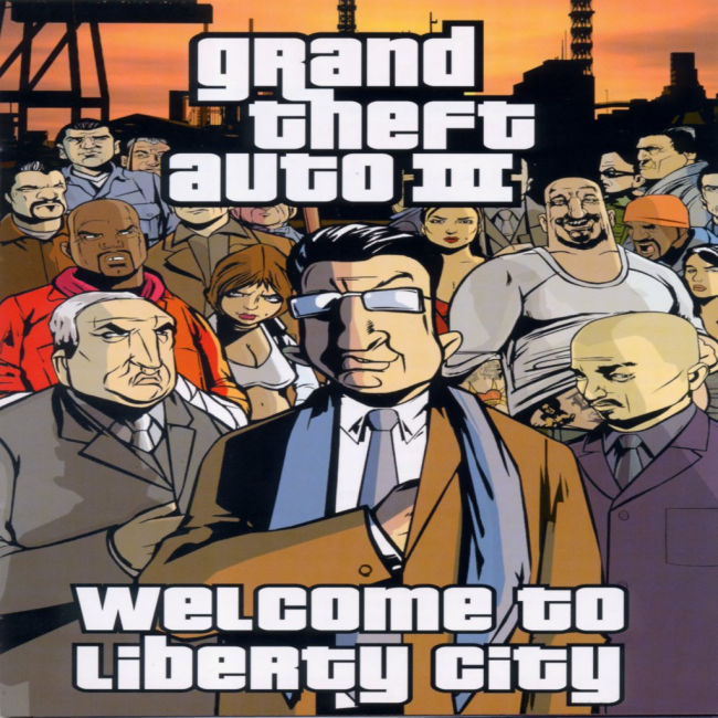 Grand Theft Auto 3 - pedn vnitn CD obal