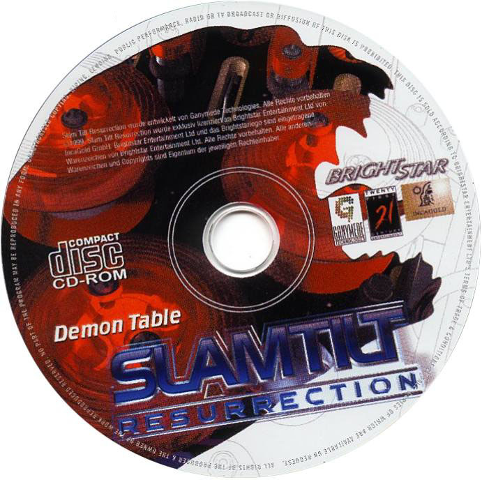 Slamtilt Resurrection - CD obal 2