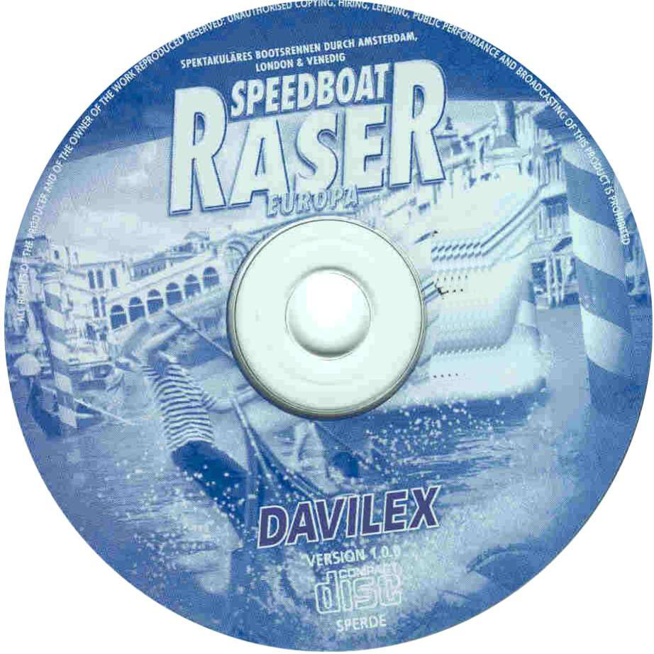Speedboat Raser: Europa - CD obal