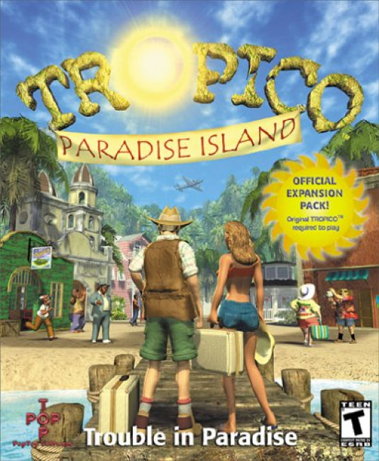 Tropico: Paradise Island - pedn CD obal