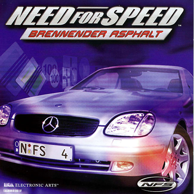 Need for Speed: Brennender Asphalt - pedn CD obal