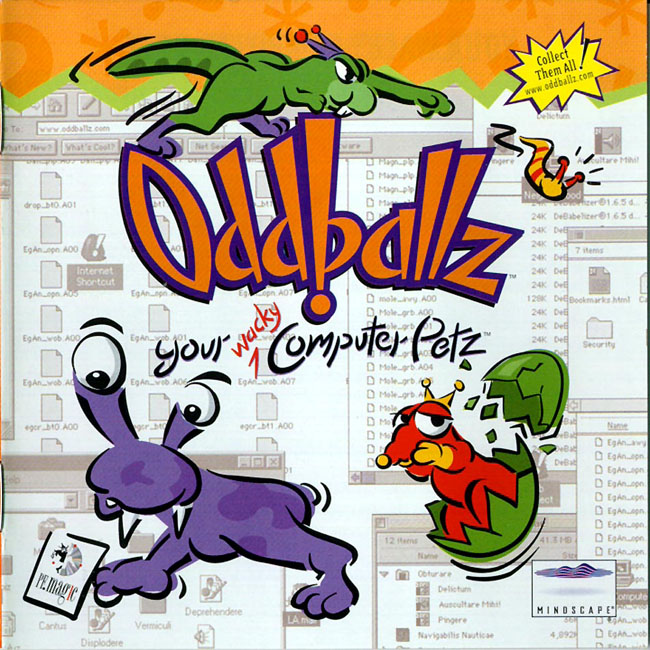 Oddballz: Your Wacky Computer Petz - pedn CD obal