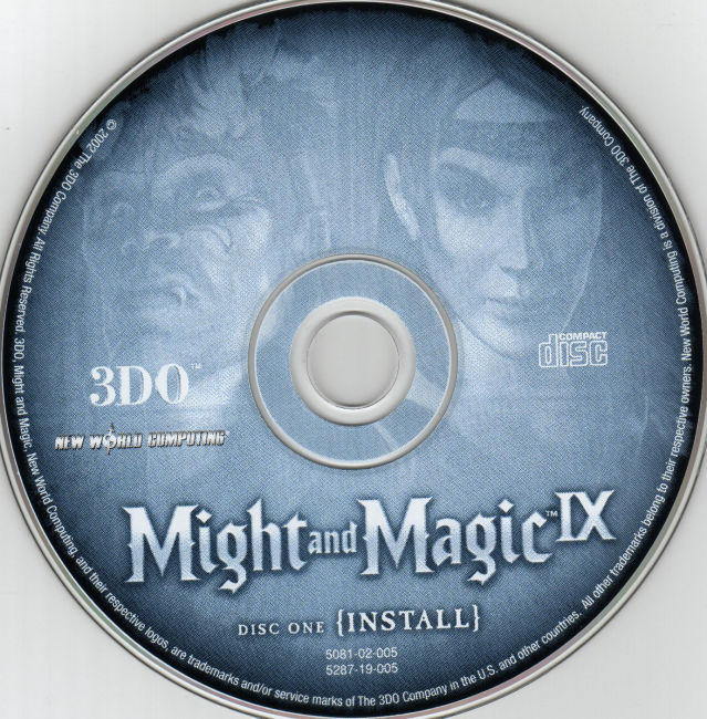 Might & Magic 9 - CD obal