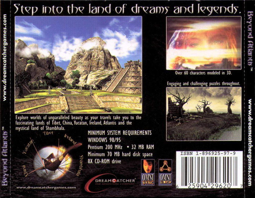 Beyond Atlantis - zadn CD obal