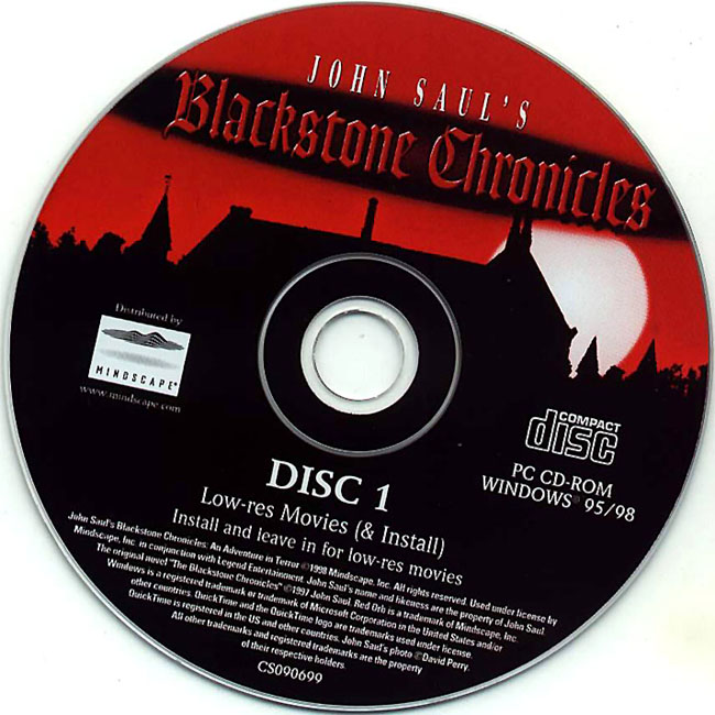 Blackstone Chronicles (John Saul's) - CD obal