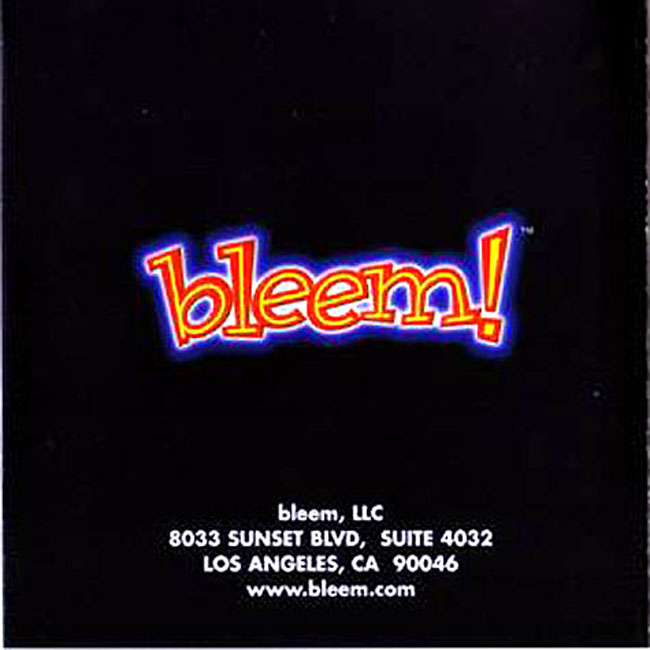 Bleem - pedn vnitn CD obal