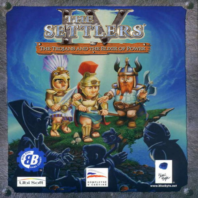 Settlers 4: The Trojans and the Elixir of Power - pedn CD obal 2