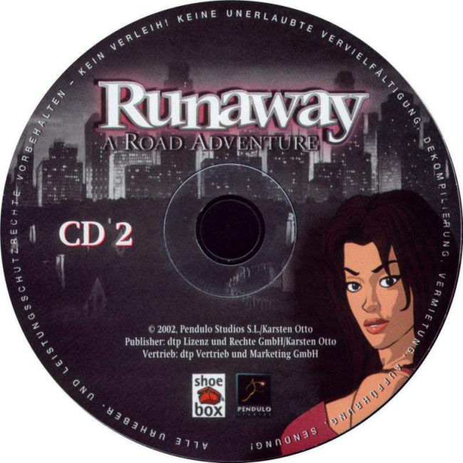 Runaway: A Road Adventure - CD obal 2