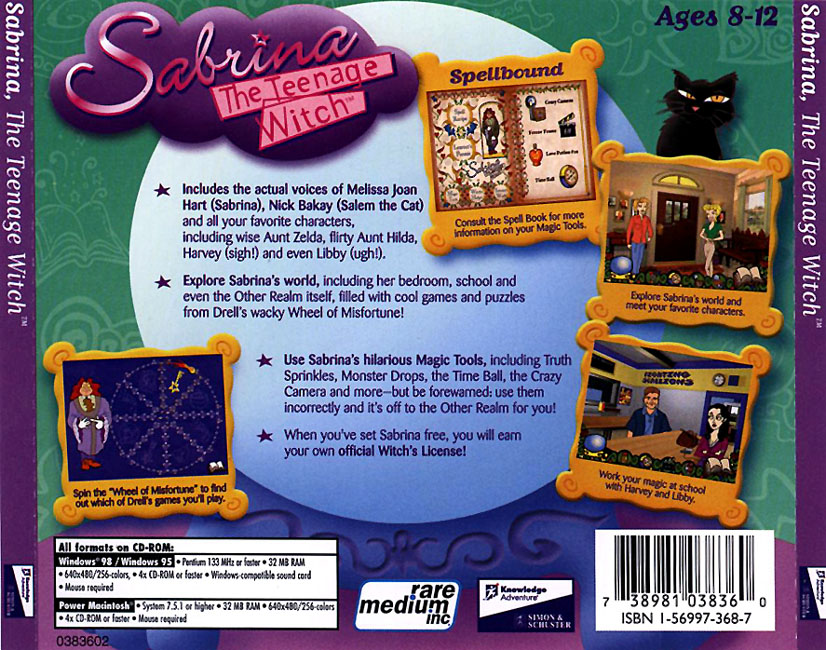 Sabrina: The Teenage Witch - zadn CD obal