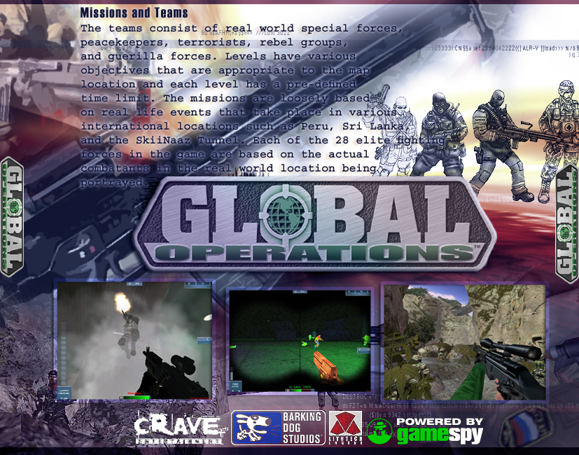 Global Operations - zadn CD obal