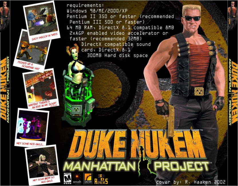 Duke Nukem: Manhattan Project - zadn CD obal 3