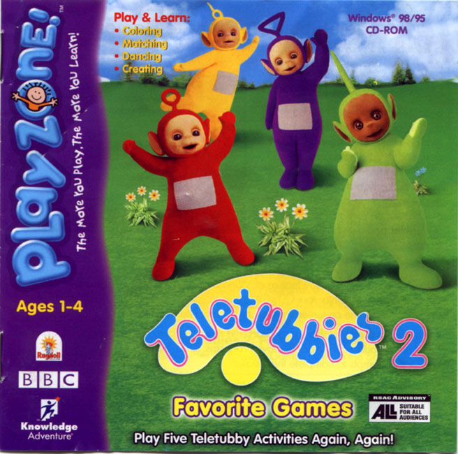 Teletubbies 2: Favorite Games - pedn CD obal