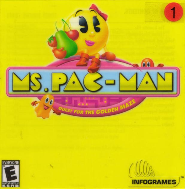 Ms. Pac-Man - pedn CD obal