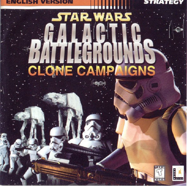 Star Wars: Galactic Battlegrounds: Clone Campaigns - pedn CD obal