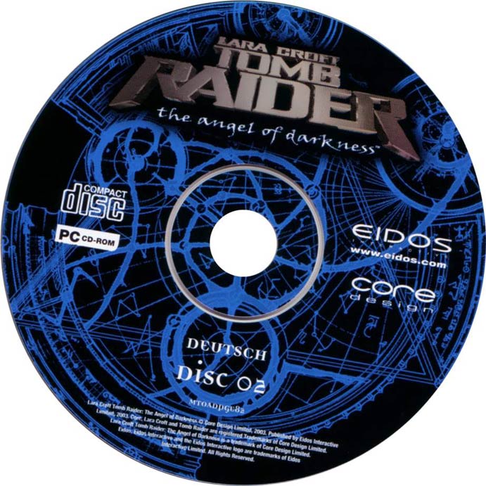 Tomb Raider 6: The Angel Of Darkness - CD obal 2