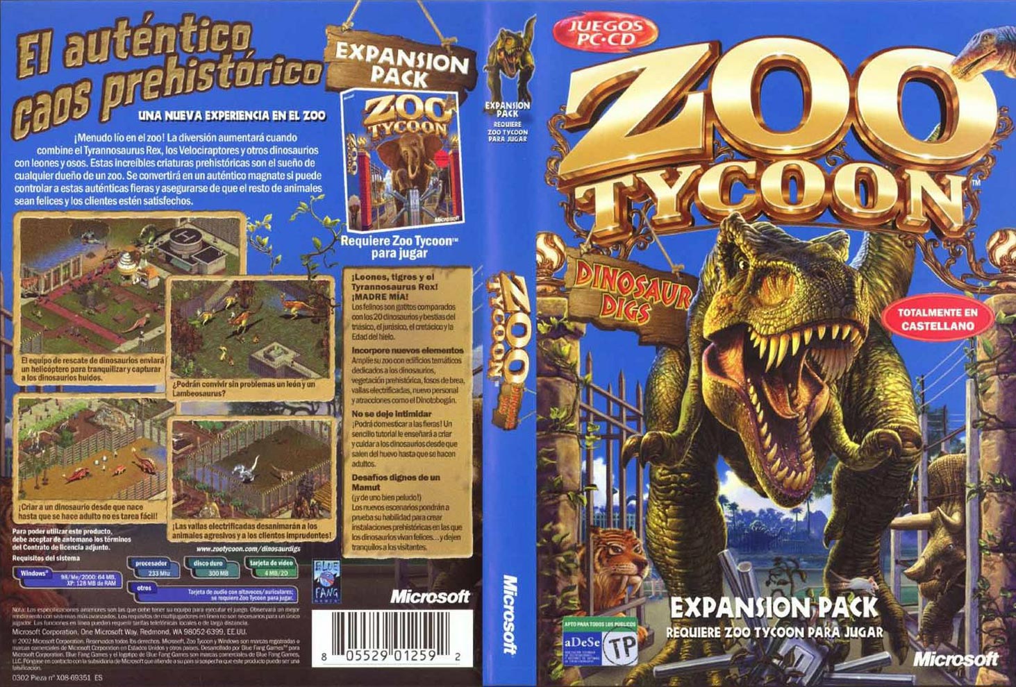 Zoo Tycoon: Dinosaur Digs - DVD obal