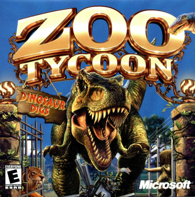 Zoo Tycoon: Dinosaur Digs - pedn CD obal