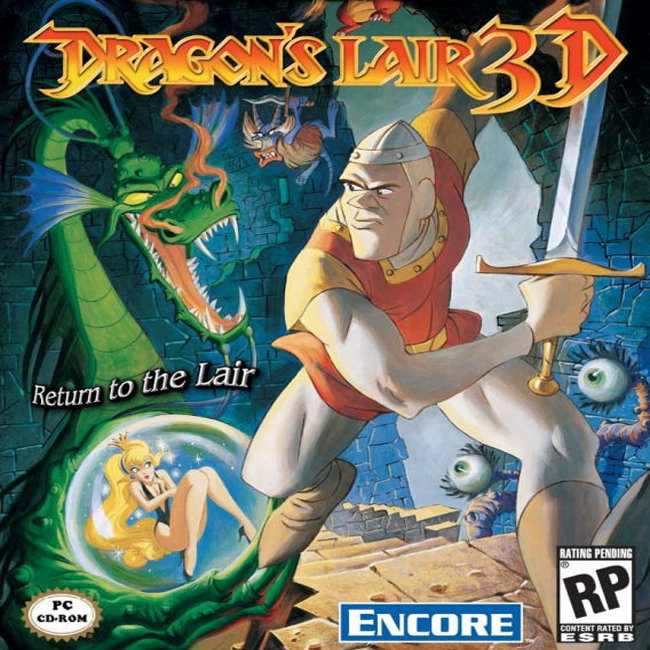 Dragon's Lair 3D: Return to the Lair - pedn CD obal