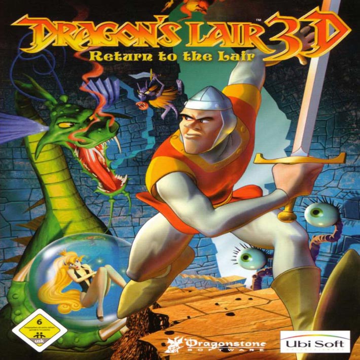 Dragon's Lair 3D: Return to the Lair - pedn CD obal 2